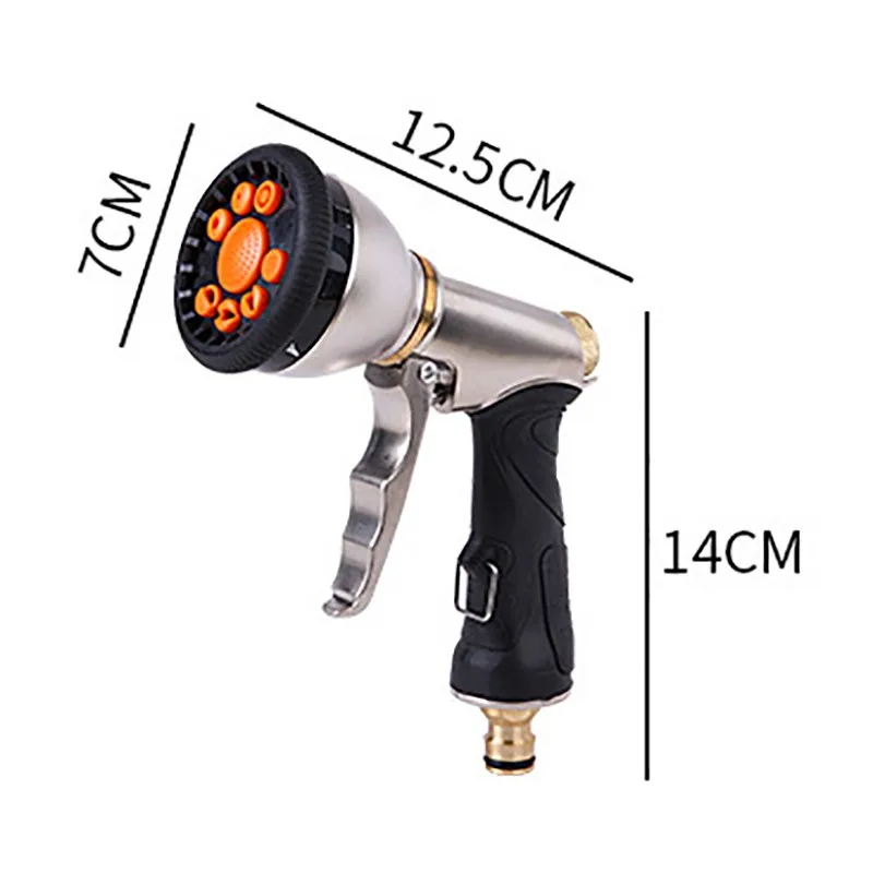 

Garden Water Gun Hose Nozzle Mutifunctional Household Car Washing Yard Water Sprayer Garden Water Hose Nozzle Dropshipping