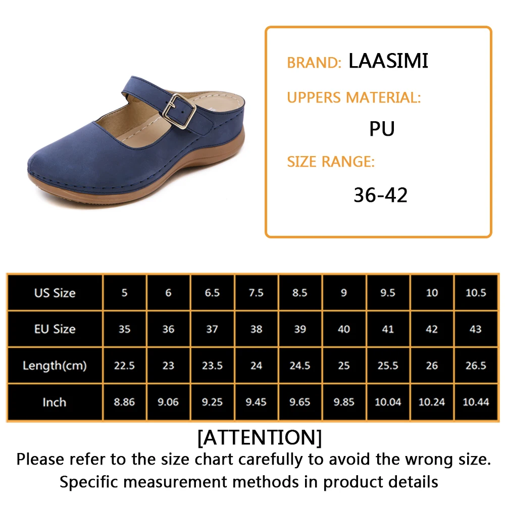 

LAASIMI Women's Platform Wedges Slippers For Women Leather Summer Women Wrap Toe Slides Outside PU Stylish Ladies Flip Flops