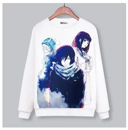 Высокое качество, унисекс, аниме, Noragami Yato Iki hijori Yukine, худи с круглым вырезом, Nora, толстовки, куртка, пальто, Топ - Цвет: 6