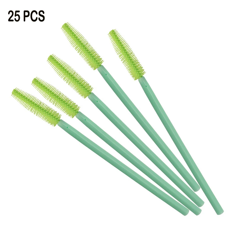 11 50pcs Disposable Eyelash Brush Makeup Brushes Mascara Wands Applicator Spoolers Eyebrow Brush For Eyelash Extension Makeup Tools - Handle Color: 11