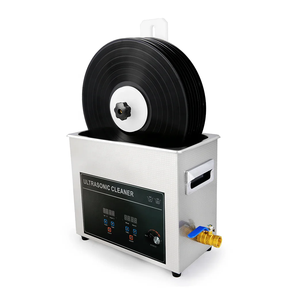 

6.5L 0~180W Power adjustable digital LED display control ultrasonic LP vinyl record cleaner