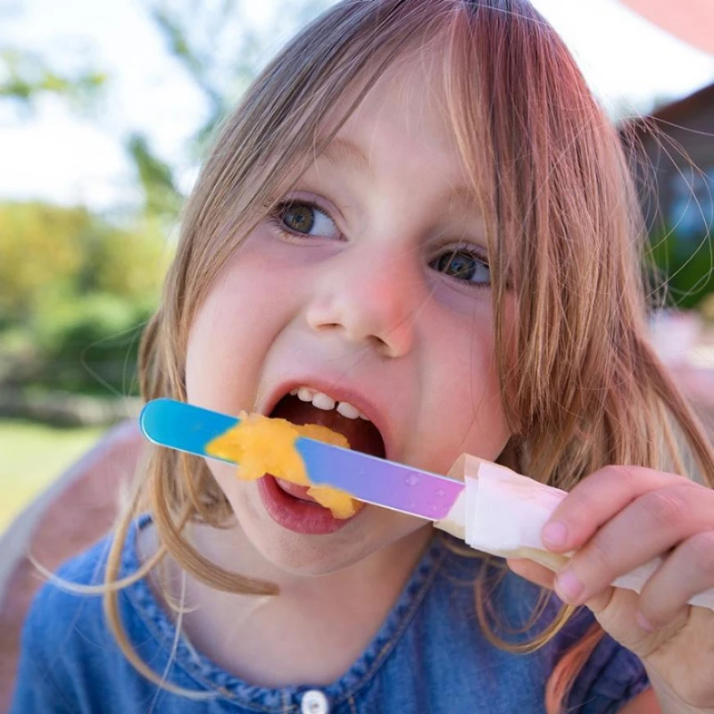 

Acrylic Ice Cream Sticks Popsicle Stick DIY Handmade Making Crafts Ice Cream Cake Decorations for Kids Birthday Party 50pcs Set