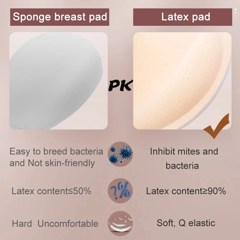 

VIP Promotion Link 2Pcs Latex Seamless Bra Plus Size Bras For Women