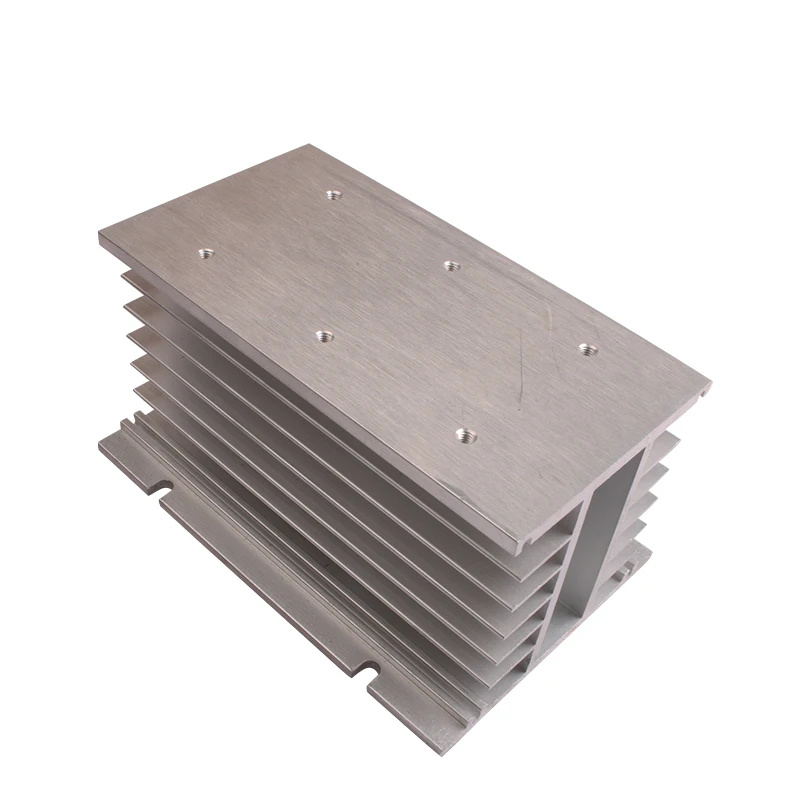 Трехфазное твердотельное реле 40 А алюминиевый радиатор H-150 ssr Новинка |