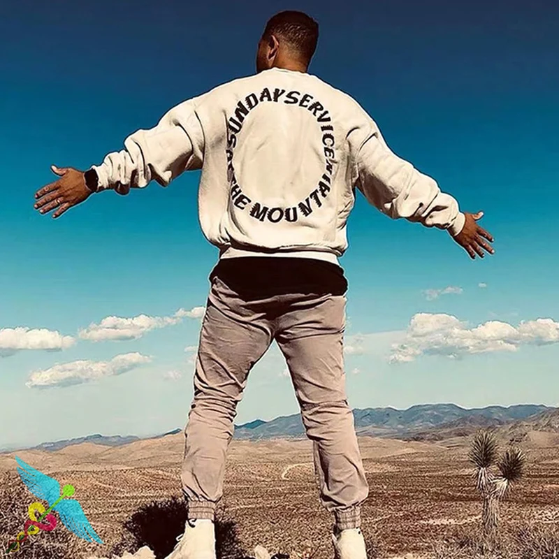 

Oversize Winter TRUST GOD Vintage Sweatshirts Men Women High Quality Kanye West Hoodie I Feel Ghosts Hoodies Hip Hop Pullover