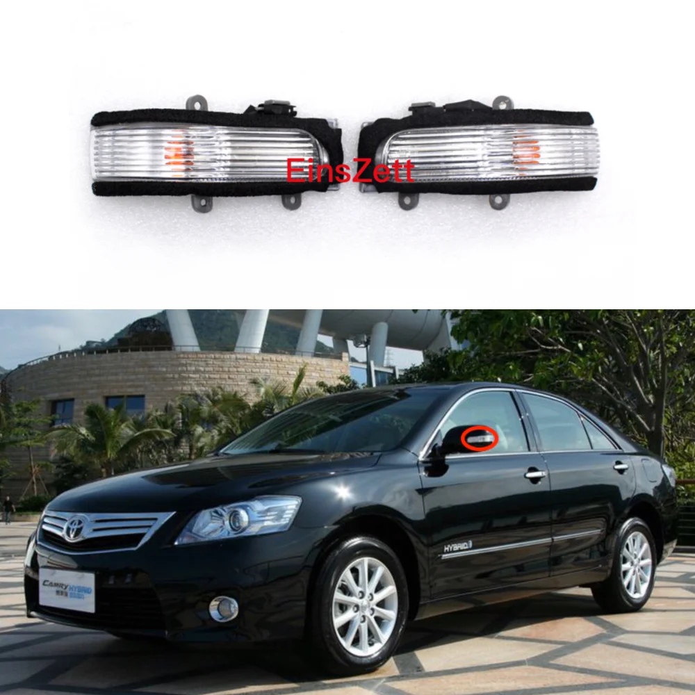 

2pcs Car Rearview Mirror Turn Signal Lamp For Toyota CAMRY 2006- 2011 Reflector Reversing mirror light