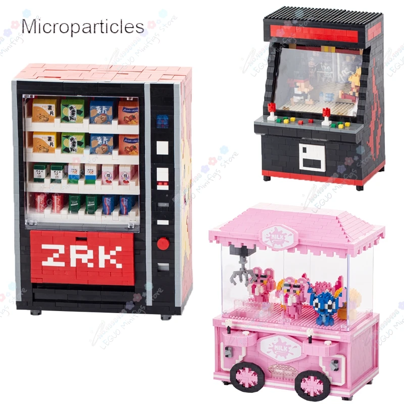 Популярный торговый мини автомат игровой для видеофайтинга с розовым зажимом