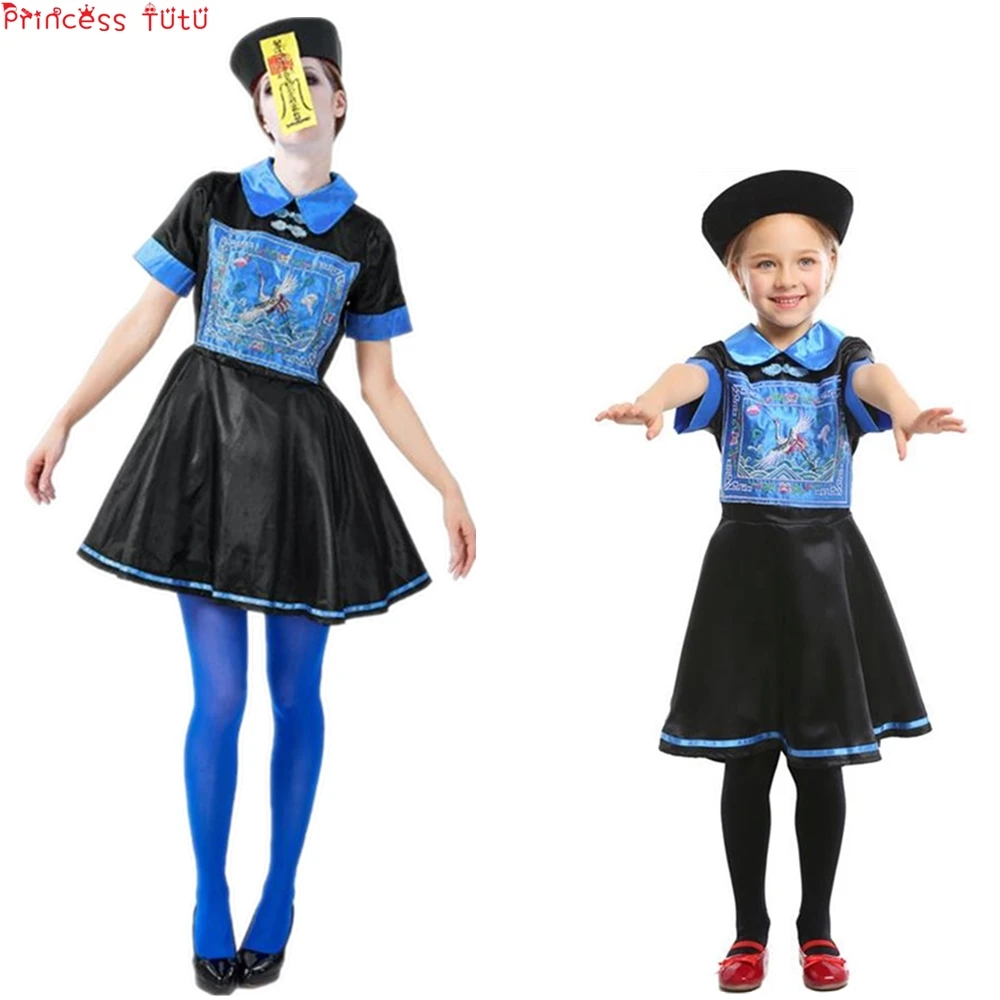 Хэллоуин Зомби платье костюмы Карнавальный костюм зомби вечерние женские платья