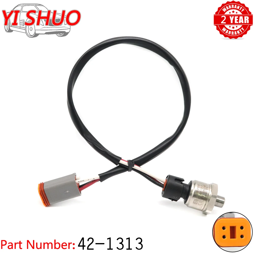 

Car Original Quality 42-1313 Transducer Pressure Sensor For Thermo King 0-200 PSIA S.N 181979 3HMP2-8 3HMP28 2E43631G08 421313