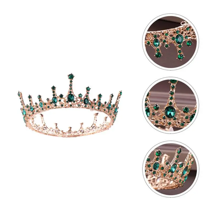 

1 Pc of Bride Crown Glitter Crown Wedding Party Crown Bridesmaid Crown for Woman Bride