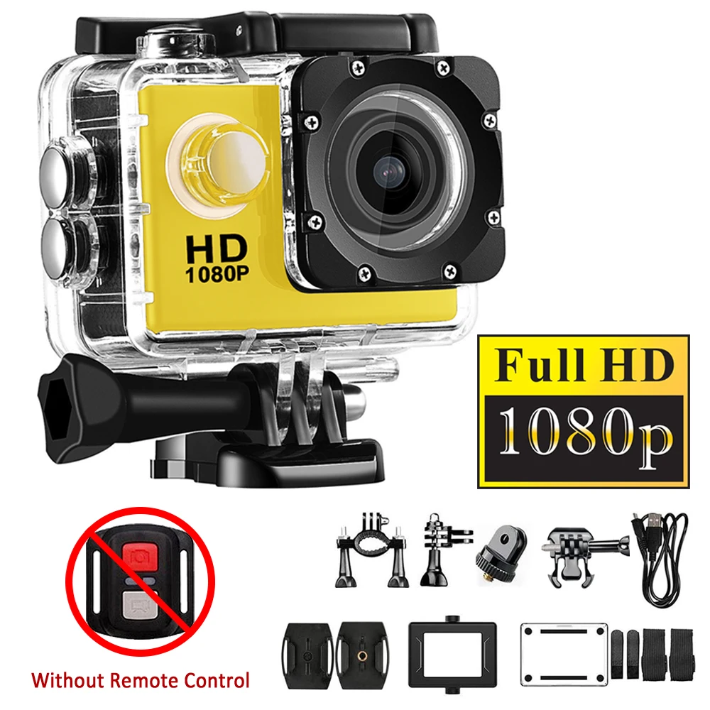 4K WIFI Экшн камера для дайвинга 30 м Водонепроницаемая 2.0In LCD Ultra HD 170 градусов с