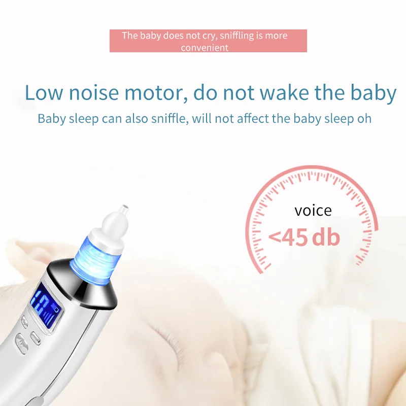 

Nose Cleaner Electric Newborn Baby Safe Hygienic Kid Sniffing Equipment Baby Nasal Aspirator Electric Nose Cleaner Newborn Clean