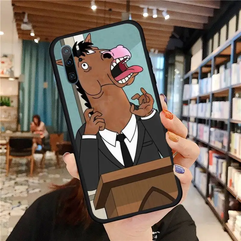 

BoJack Horsemans American funny cartoon Phone Case For Huawei honor Mate P 9 10 20 30 40 Pro 10i 7 8 a x Lite nova 5t Soft