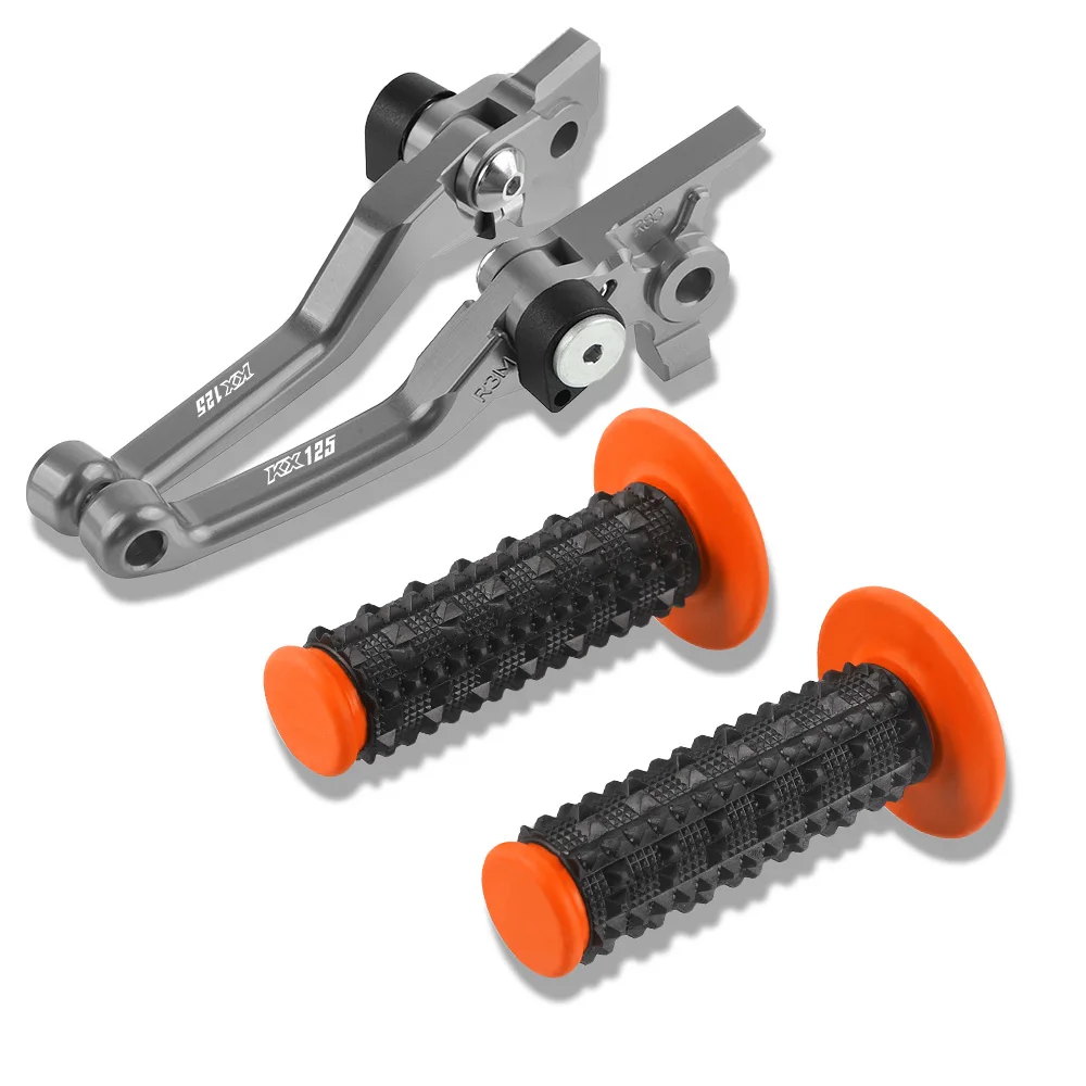 

Dirt Bike Motorcycles Handle grips handlebar grip & Motocross Brake Clutch Lever FOR KAWASAKI KX125 KX 125 2006 2007 2008