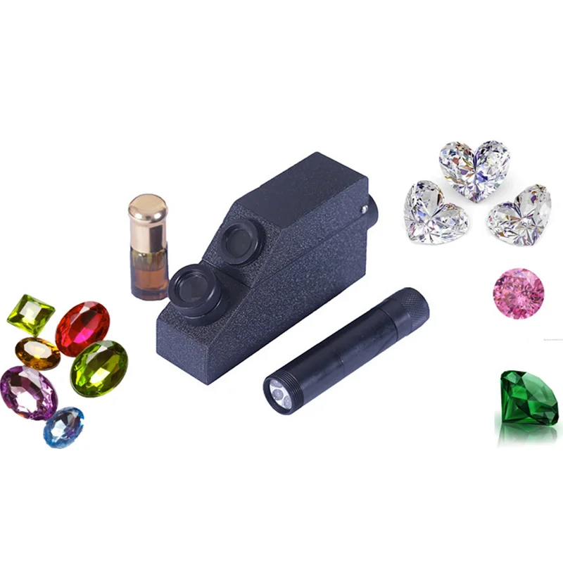 

Gem Instrument Gem Tool Refractometer Diamond Detector External with Light Source Measurement range 1.30-1.81RI LB88