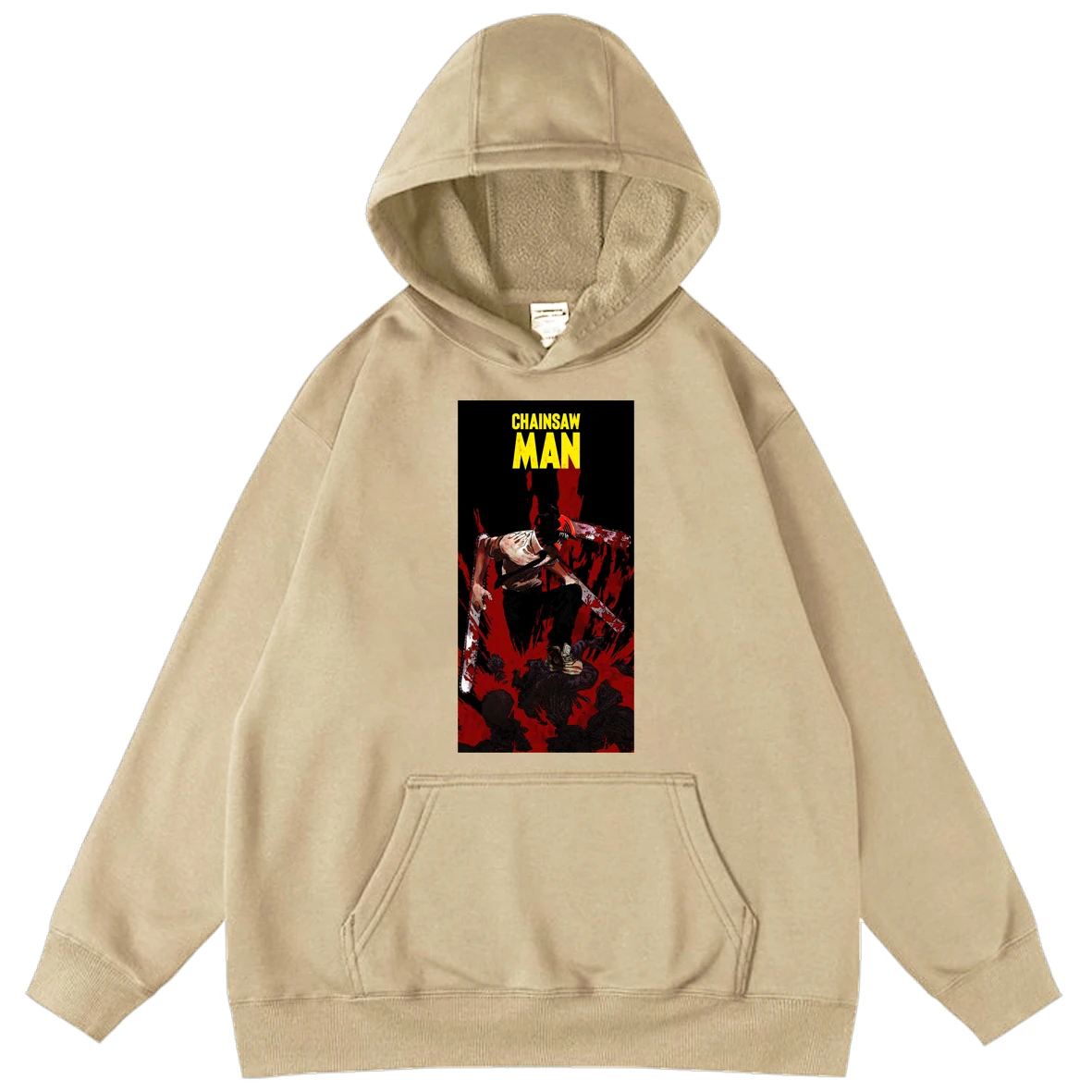 

Popular Anime Chainsaw Man Men's Sweatshirts Hoodies Loose Tops Men Hoodie Unisex Tops Fleece Print Streetwear Oversized Hoodie