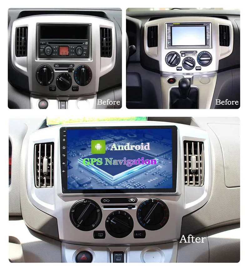 Автомобильная Мультимедийная система ACODO 2 Гб ОЗУ + 16 ПЗУ Android 10 0 для Nissan NV200 2014-2018
