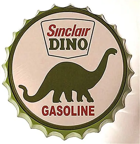 

Royal Tin Sign Bottle Cap Metal Tin Sign Gasoline Gas Oil Diameter 13.8 inches, Round Metal Signs for Home and Kitchen Bar Cafe
