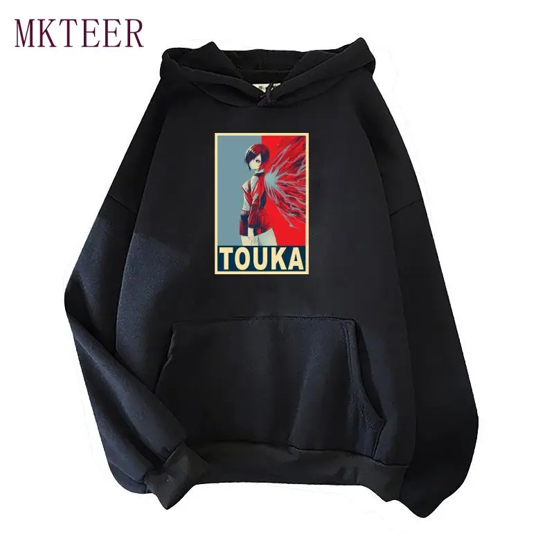 

Tokyo Ghoul 2021 New Fashion Hooded Sweatshirts Anime Men's Women Manga Oversized Hoodie Harajuku Punk Pullovers Clothes Hipster