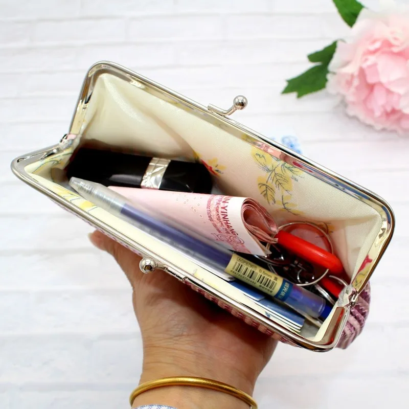 ETya Laser модная женская косметичка для путешествий сумки макияжа вязаные полосатые