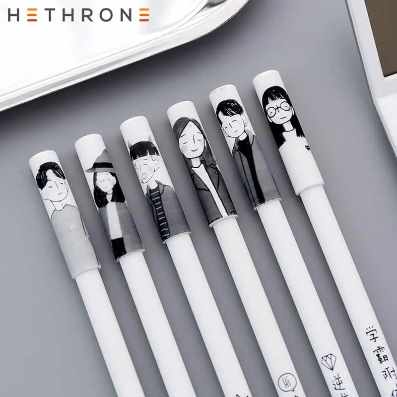 Hetron 2 шт. креативная индивидуальность текстовая серия кампус нейтральная ручка