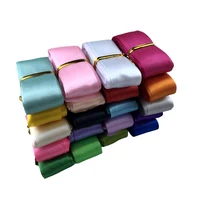 1 25mm 100 meters 20 colors satin ribbons handmade diy headwear accessories wedding party decorations wrap gift