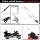 Мотоциклетная хромированная антенна 119 см, с комфортным звуком, хромированная антенна в комплекте для Honda Goldwing GL1800 GL1500 2001-2017