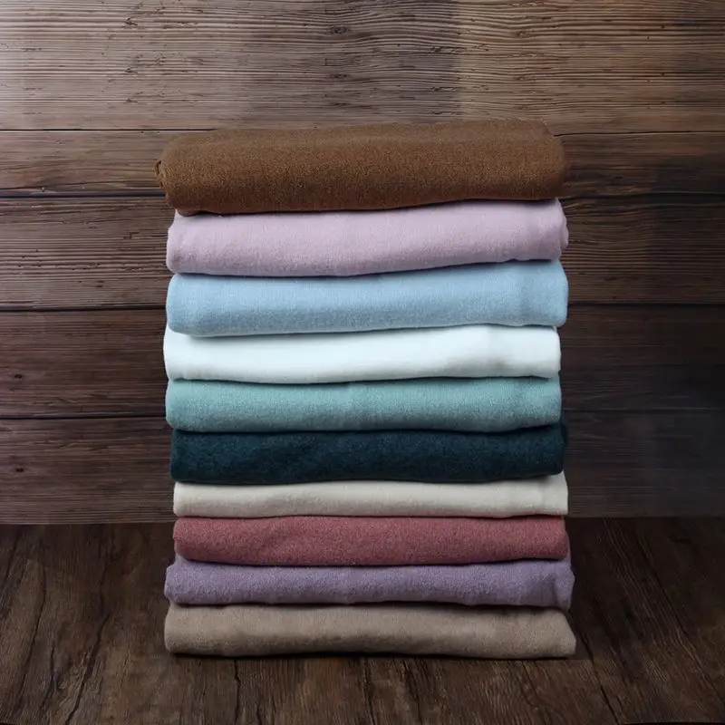 

Double-Sided Newborn Backdrop for Photography Props Cottton Stretch Beanbag Blanket Baby Photo Prop Solid Background