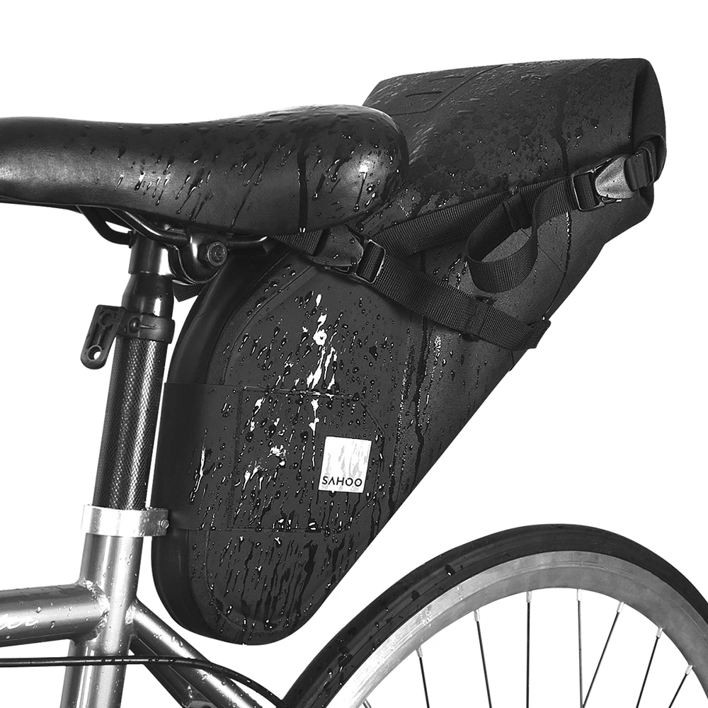 

Waterproof 7L Bicycle Saddle Bag Large Capacity Bicycle Seat Bag Reflective Cycling Rear Seat Bag Tail Rear Bag Bike Accessories