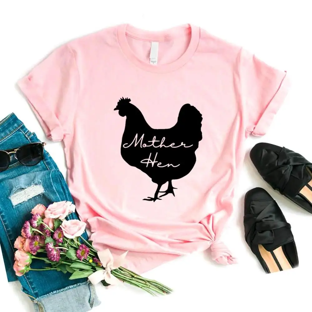 

mother hen chicken Print Women Tshirts Casual Funny t Shirt For Lady Yong Girl Top Teet Shirt