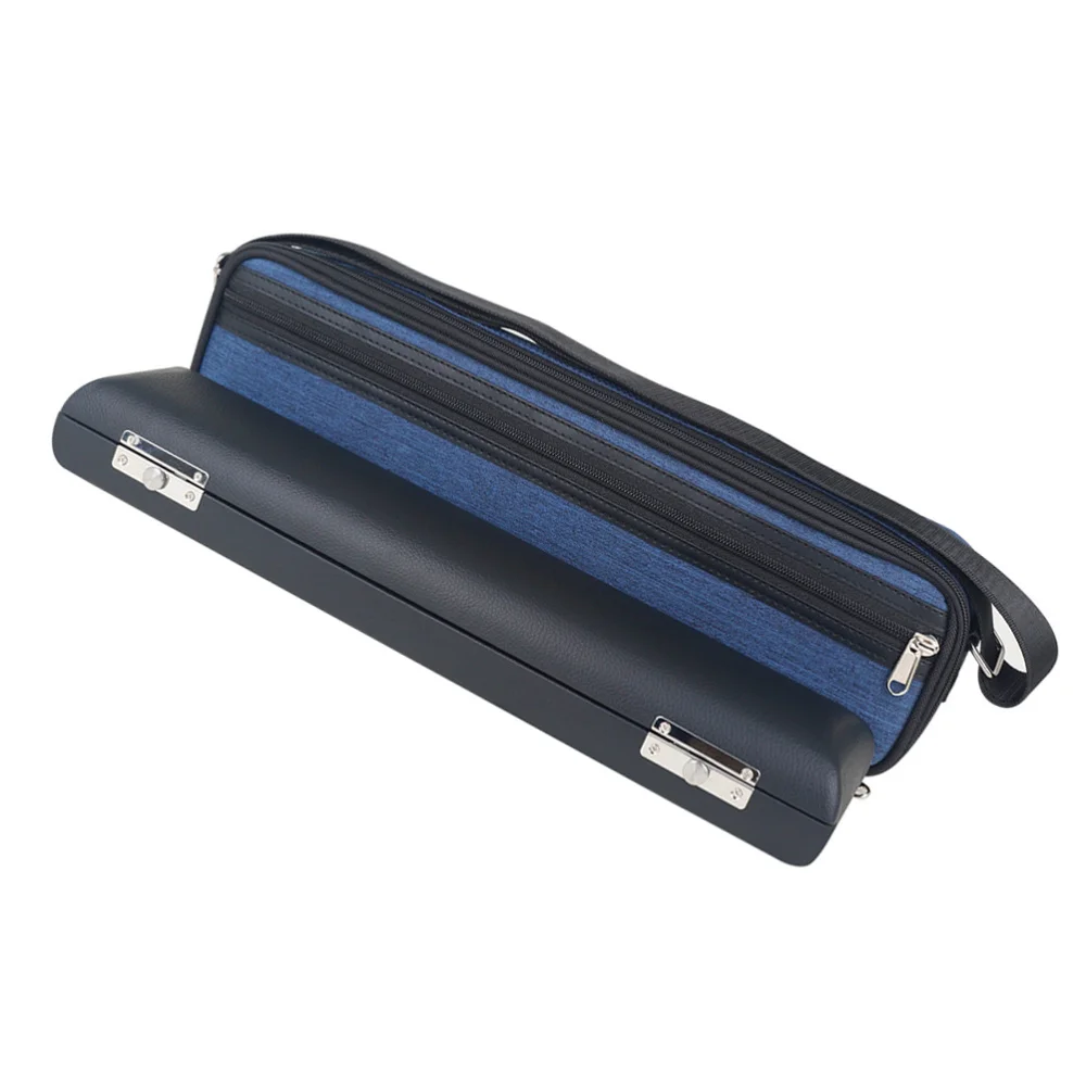 

1 Pc 16 Hole 17 Hole Flute Bag Oxford Cloth Thickened Inner Storage Bag (Blue Black)