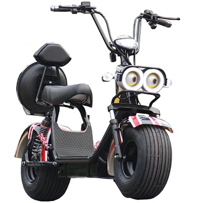 Citycoco светодиодные фары 1000 Вт бесщеточный двигатель литиевая батарея 60В 12А