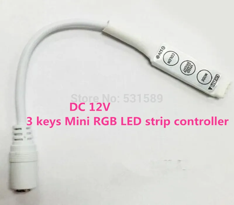 100pcs DC12V 12A 144W mini led amplifier for RGB  strip 5050 3528