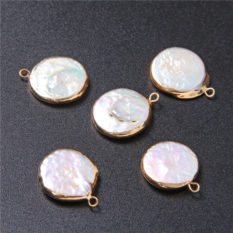 

Подвеска с натуральным пресноводным жемчугом, 3 шт./лот