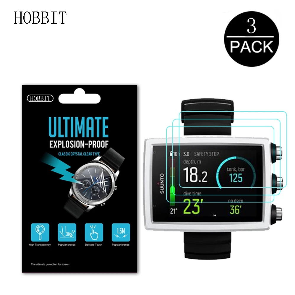 Прозрачная Взрывозащищенная нано-пленка для ЖК-экрана HD часов SUUNTO EON CORE