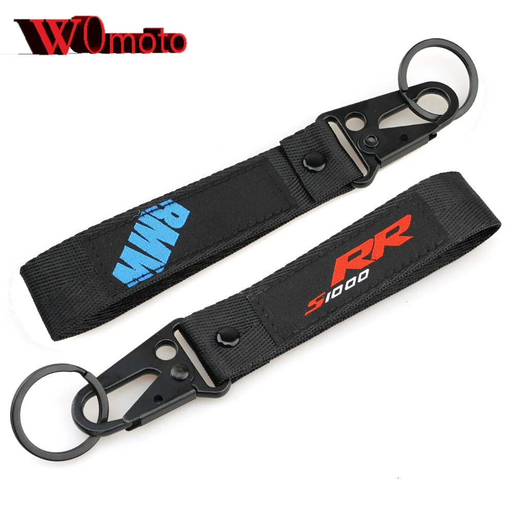 

Брелок для ключей с вышивкой, двухсторонний держатель для ключей в байкерском стиле BMW и S1000 RR, для BMW S1000RR S 1000RR HP4