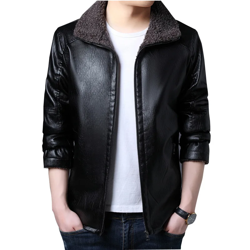 

2020 men qiu dong han edition easy leisure coat jacket with velvet coat of cultivate morality handsome big yards