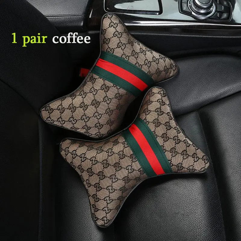 

2021 Car Accessories Neck Pillow High Quality Neck Headrest Pillows 2 Pieces For Car