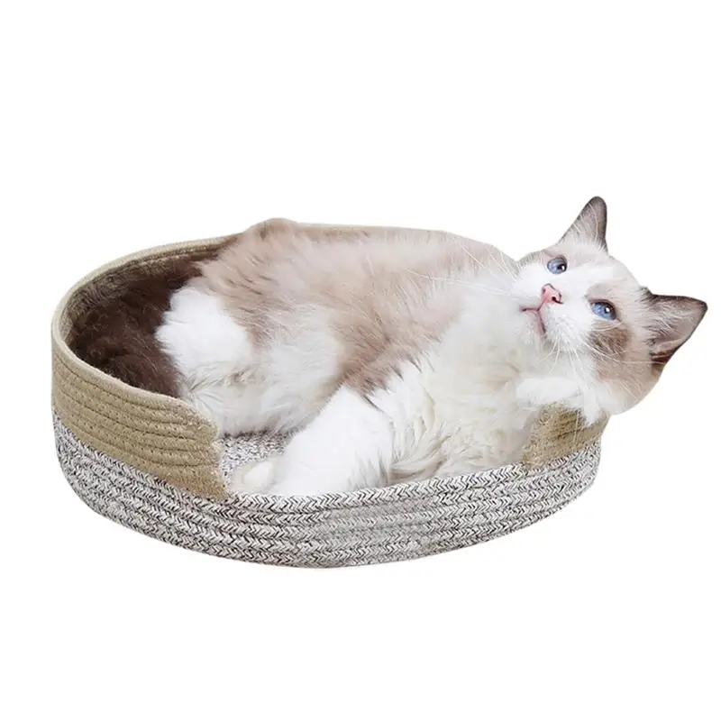 

Creative Soft Warm Pet Bed Nest Non-Slip Scratch Resistant Pet Sleeping Bed Cat Scratcher For Kitten Pet Supplies