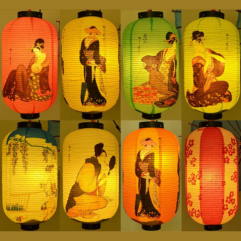 

Japanese Ukiyo-e Lantern Traditional Japanese Style Hanging Lantern Party Festival Bar Bistro Ramen Sashimi Restaurant Decor