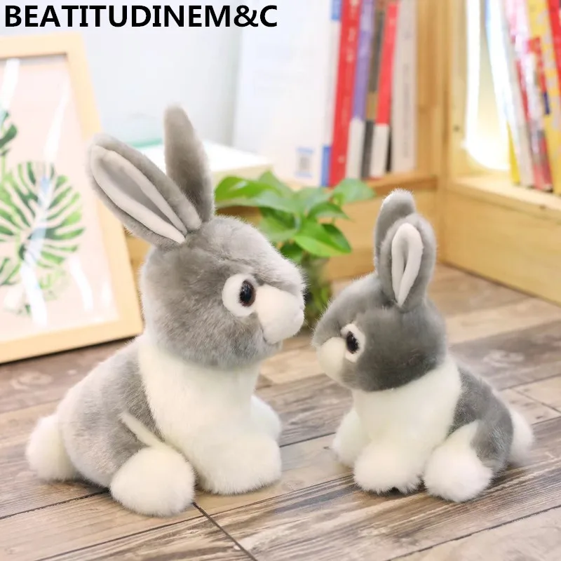 

1Pcs 15cm/28CM High Quality Soft Simulation Rabbit Plush Toys, Animal Stuffed Toys, Children's Toys, Baby Toys, Gifts, Home Deco