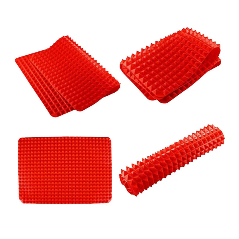 Силиконовые коврики для выпечки в форме пирамиды антипригарная форма барбекю