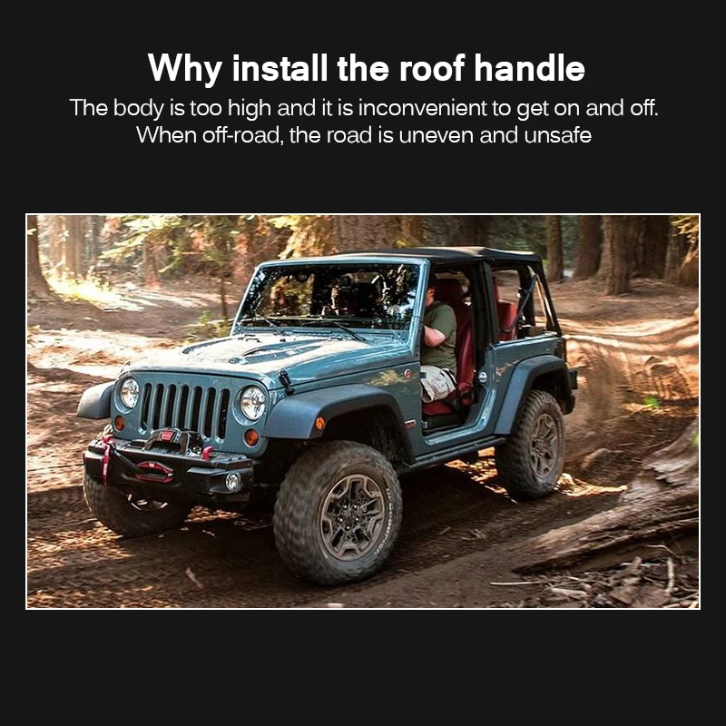 Ручка для автомобиля противоскользящая рукоятка Jeep Wrangler YJ JK TJ 1987-2016 | Автомобили и