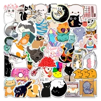 103050pcs kawaii animal cat stickers aesthetic diy diary laptop fridge luggage pvc waterproof cartoon cute stickers for kids