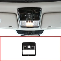 car roof front reading light frame cover trim abs gloss black for land rover discovery 4 lr4 2010 2016 auto accessories interior