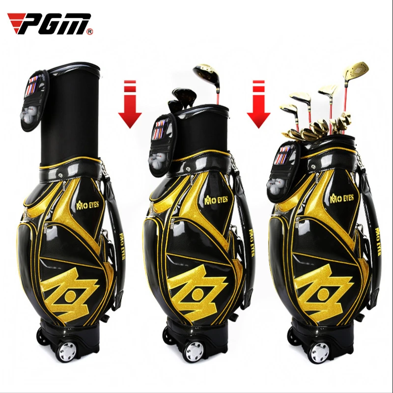 Bag Men Sports Standard Telescopic Wheel Bag Travel Multifunctional Waterproof Aviation  Golf Stand Bag