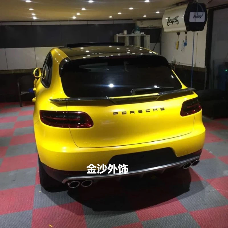 Задний спойлер из углеродного волокна для автомобиля Porsche Macan 2014 2019|Спойлеры и
