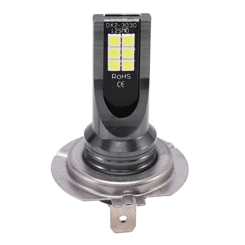 2X H7 CAR Headlight 24W 1200LM FOG Light Bulb6000K Driving DR-L LED Lamp | Автомобили и мотоциклы