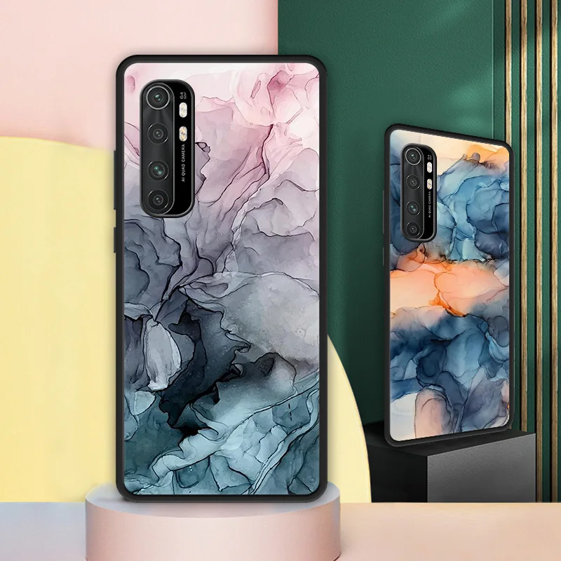 Цветной Мягкий ТПУ чехол для Xiaomi Mi 10 9 8 Lite Pro Se художественный окрашенный защитный