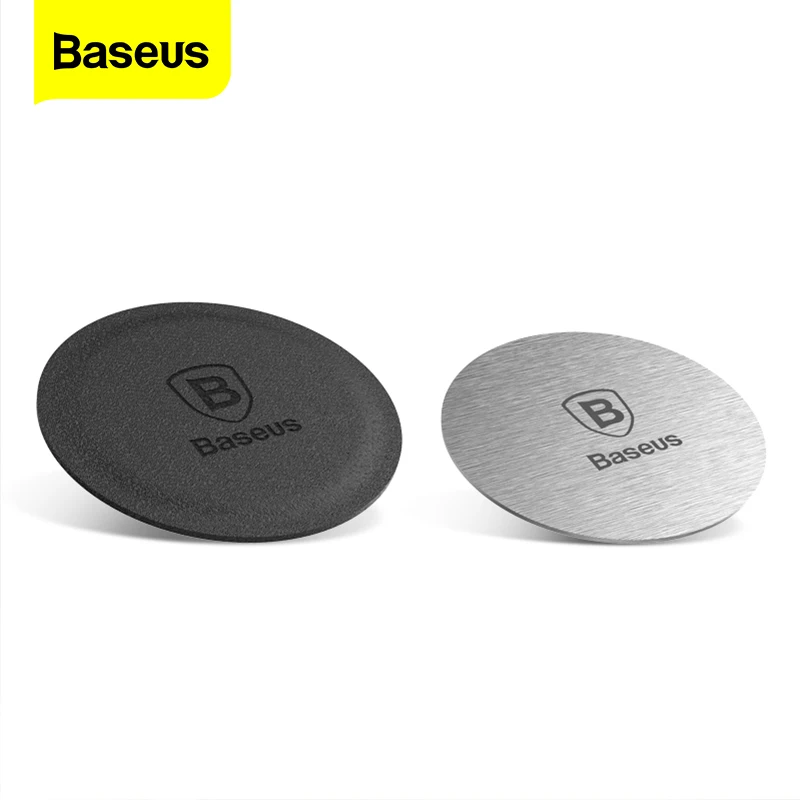

Baseus Magnetic Disk For Car Phone Holder Metal Leather Iron Sheets Plate Use Magnet Mount Mobile Phone Holder Stand